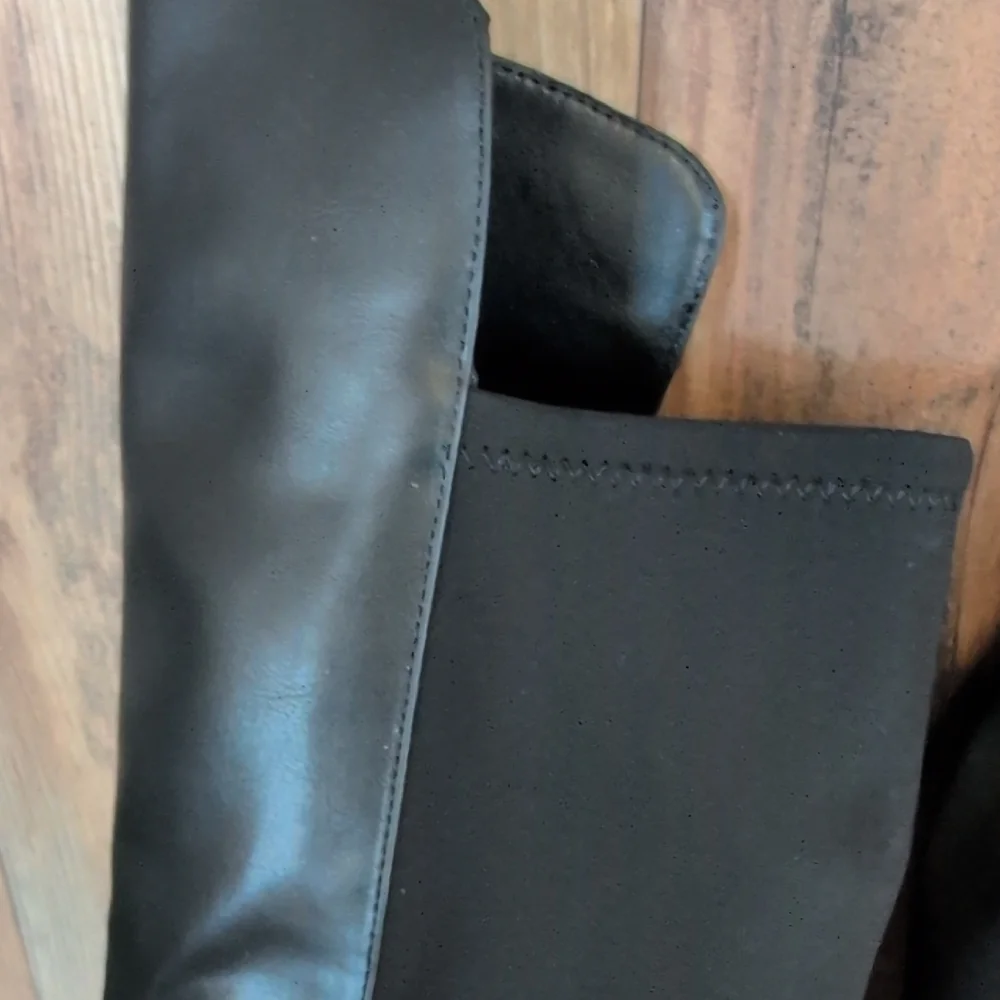 A New Day Black Over the Knee Women's Memory Foam Hope NWT Boots 8,5 M191